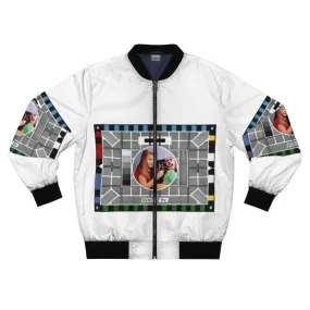 1970s 'BBC Test Card' Inspired Retro Bomber Jacket