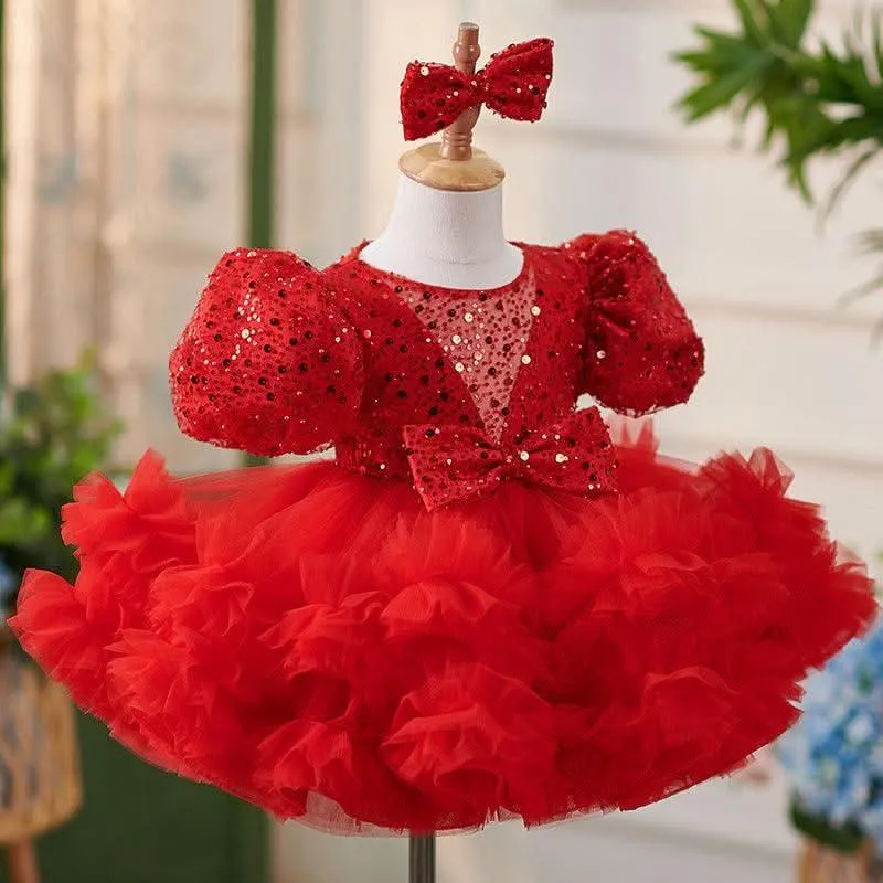 Baby birthday party Princess dress, custom color accepted.