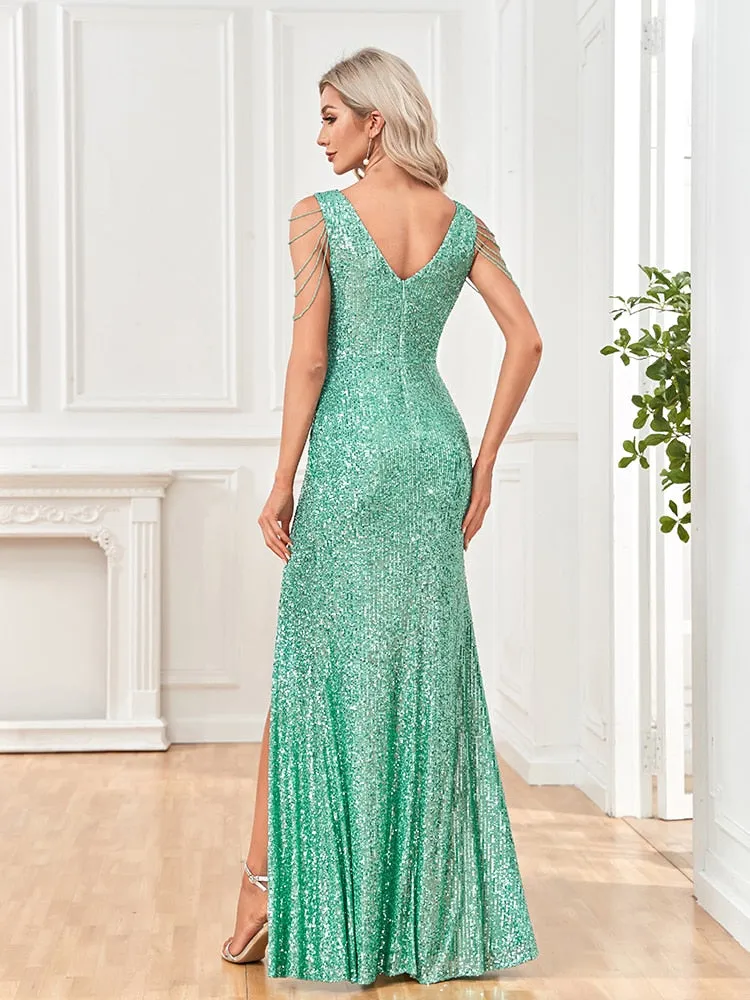 Cherish The Moment Sequin Women's Maxi Dress