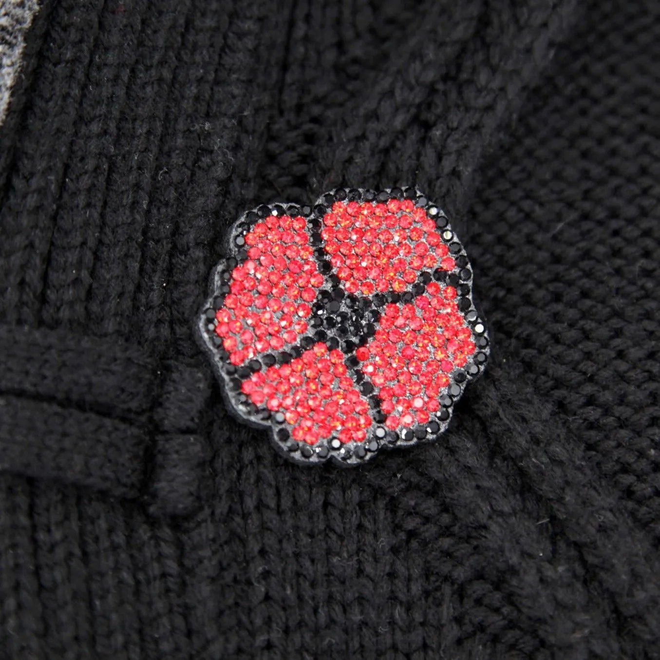 Diamanté Poppy Brooch by Craft Buddy