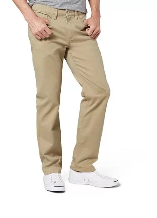 Dockers Classic Fit All-Season Flex Jean-Cut Tech Pants Khaki (36, 48)