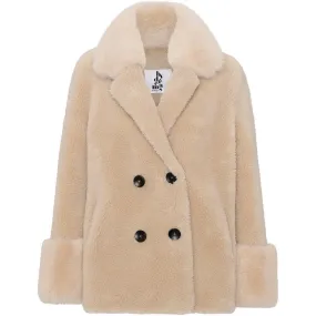 Fiona Wool Coat Short - Beige
