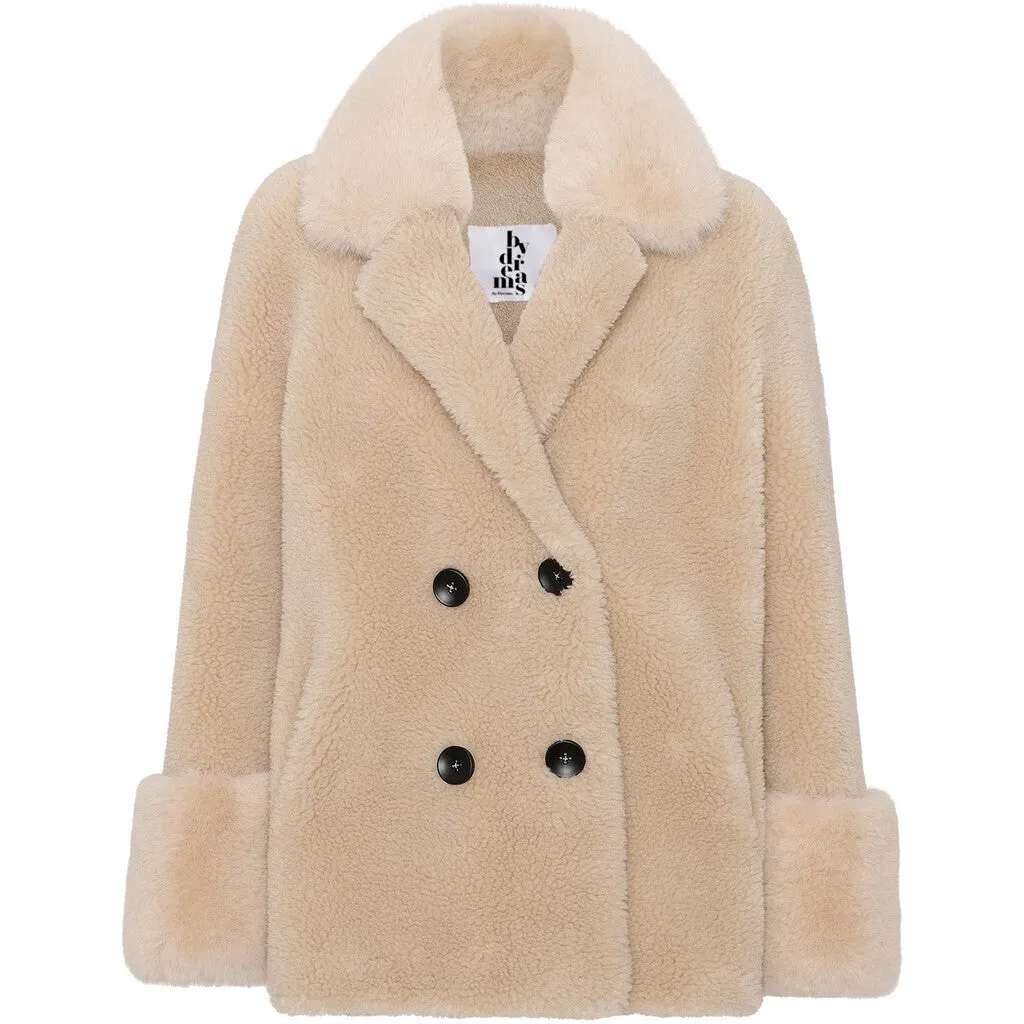 Fiona Wool Coat Short - Beige