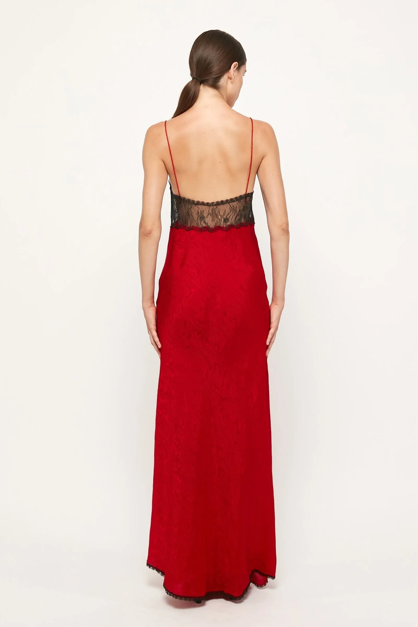 Lace Trimmed Slip - Poppy