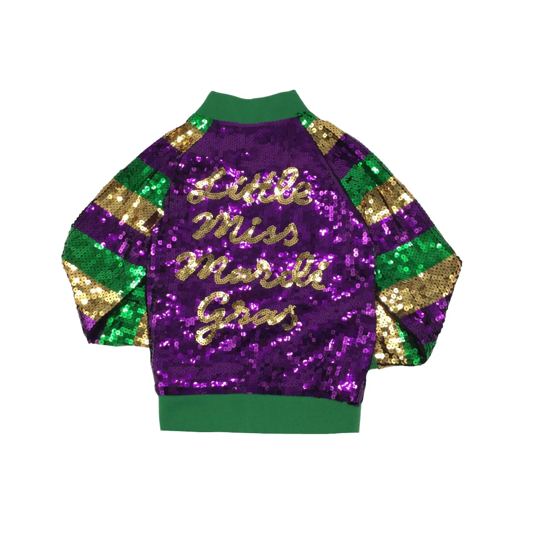 Little Miss Mardi Gras Kids Sequin Jacket (Each)