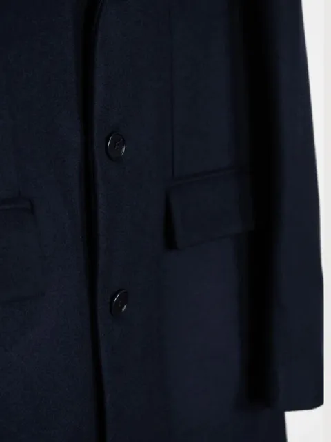 Men's Recycled Wool Coat Gilberto Blue | Rifò