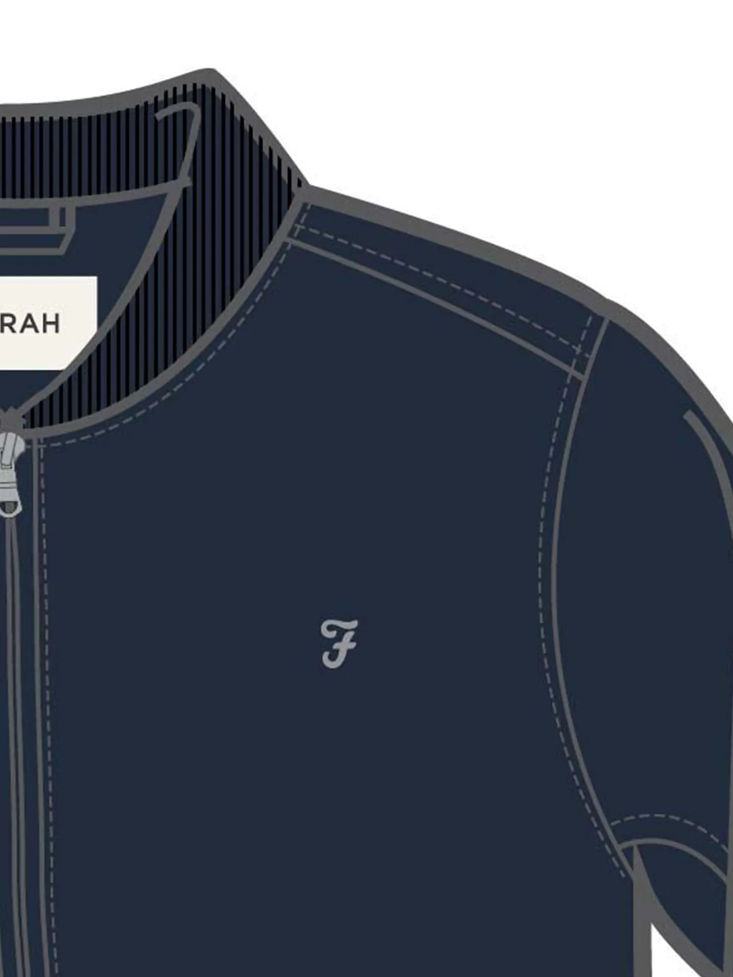 Navy Slade Bomber Jacket