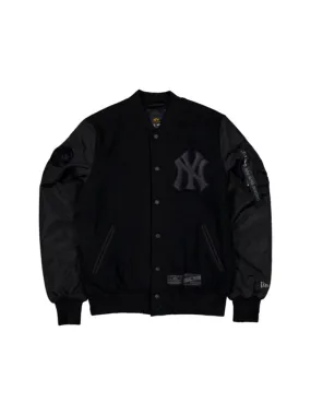 NEW YORK YANKEES X ALPHA X NEW ERA WOOL VARSITY MA-1 BOMBER JACKET