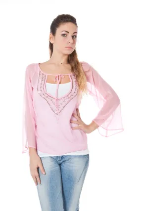 Phard Long Sleeve T-Shirt Pink Woman