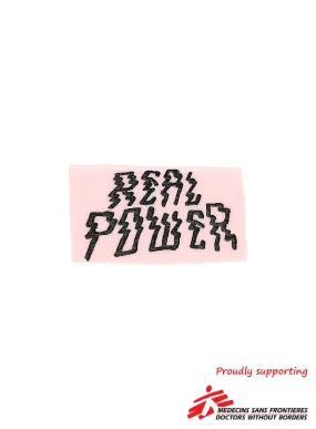 Real Power Brooch - Pink