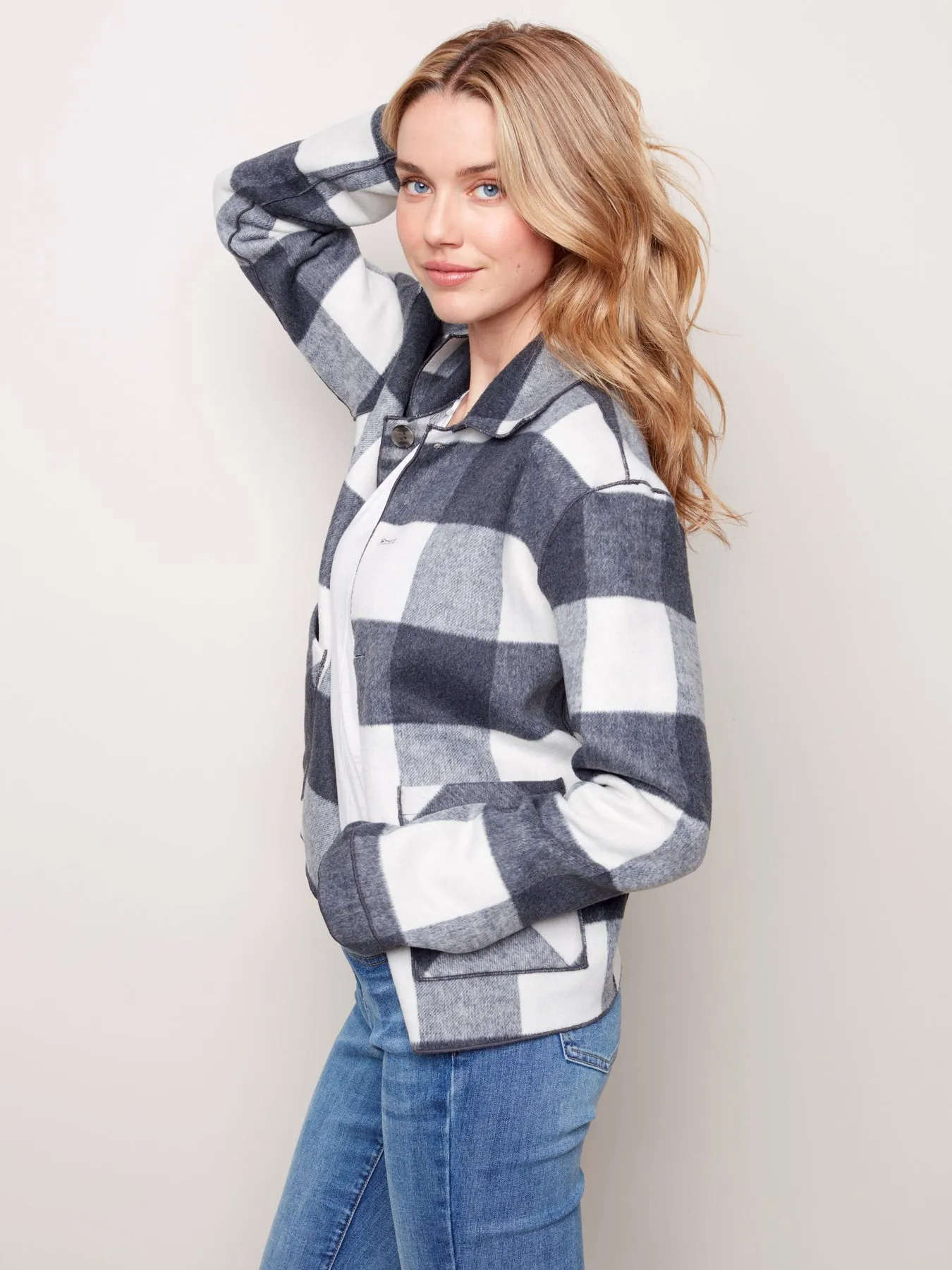 REVERSIBLE PLAID JACKET