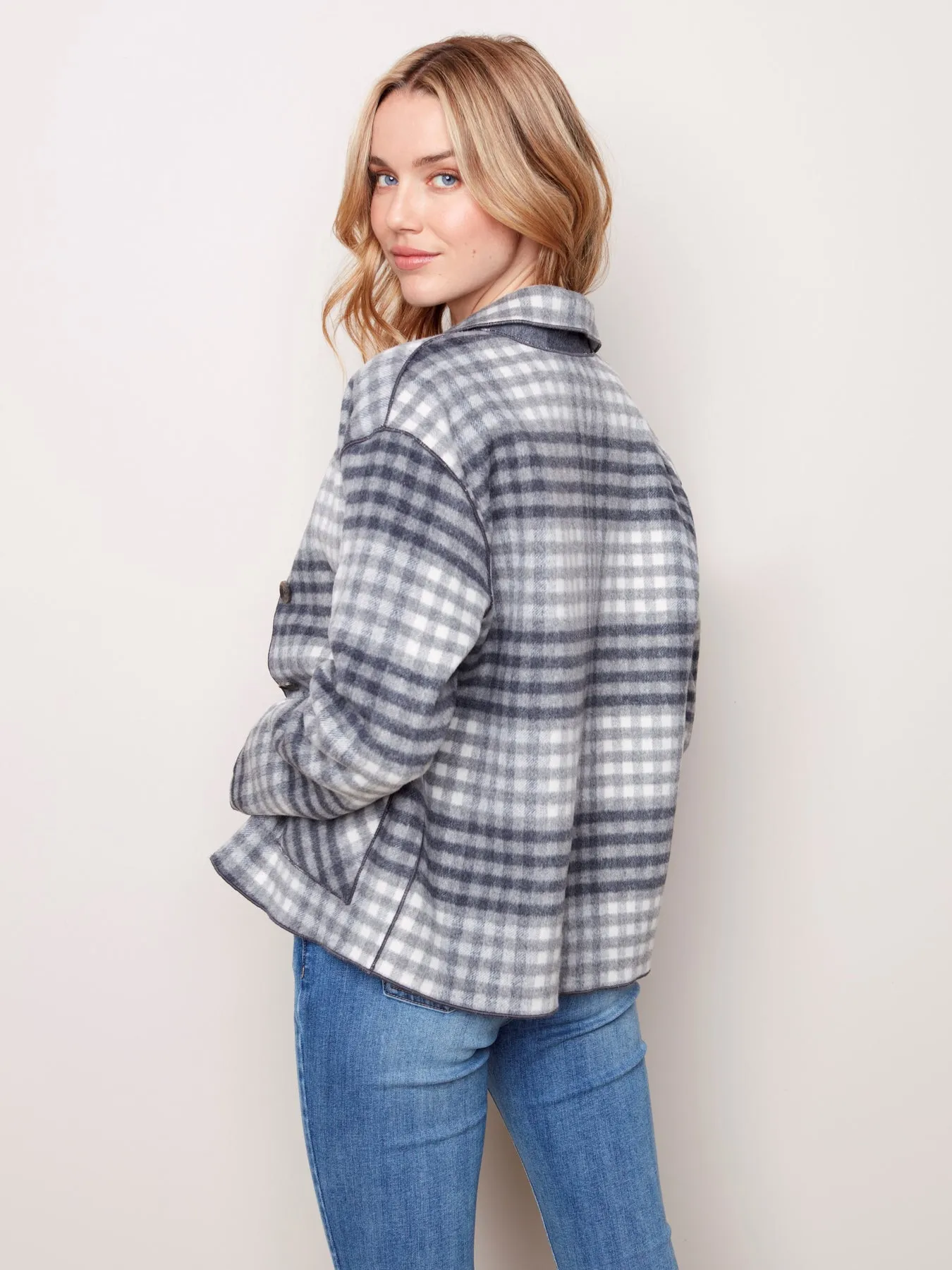 REVERSIBLE PLAID JACKET