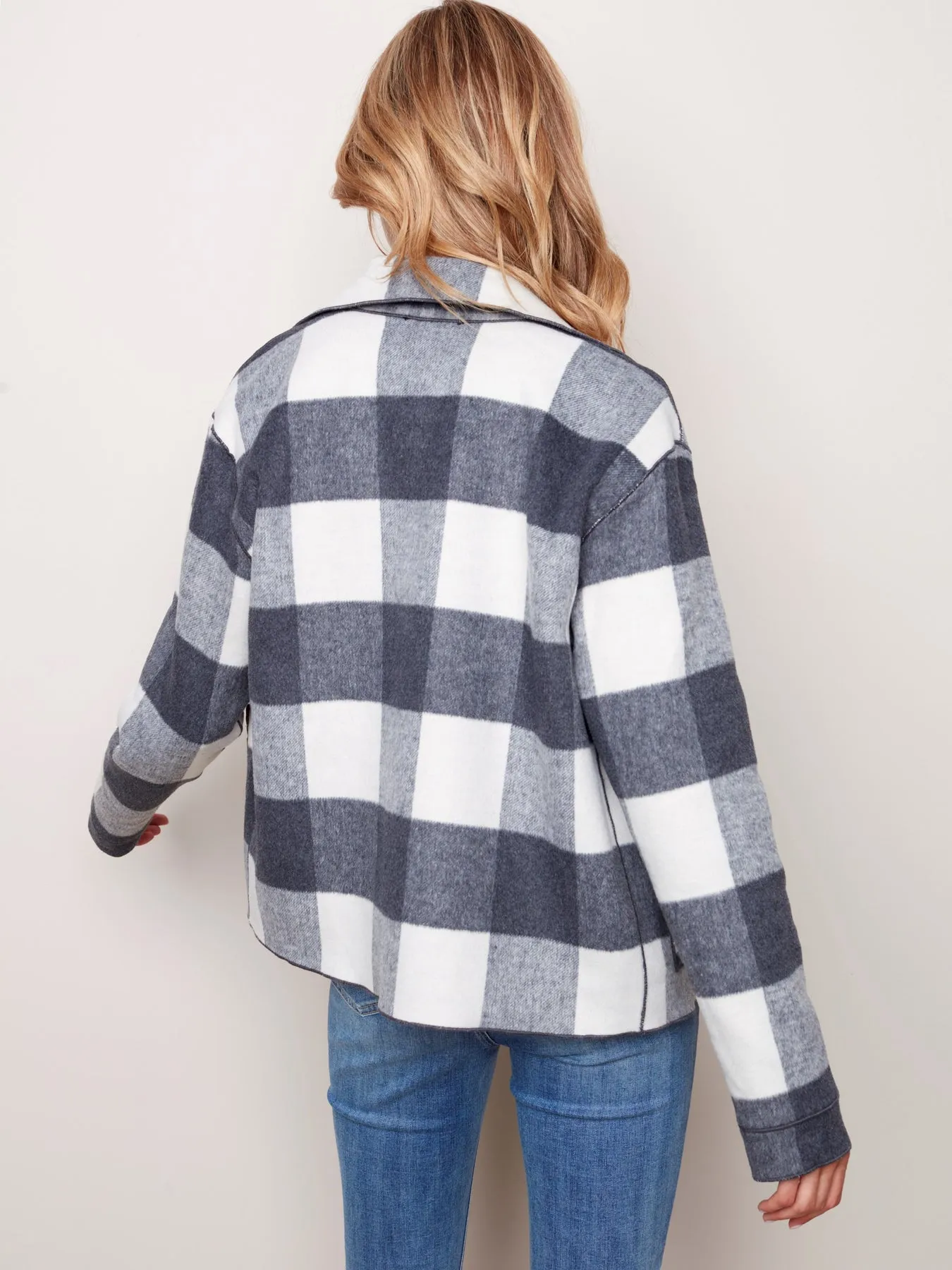 REVERSIBLE PLAID JACKET