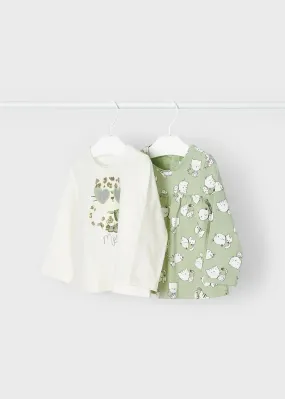 Set of 2 Long Sleeve T-shirts Baby | Mayoral