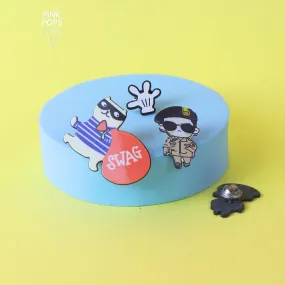 Swag Hand Enamel Pin Set of 3