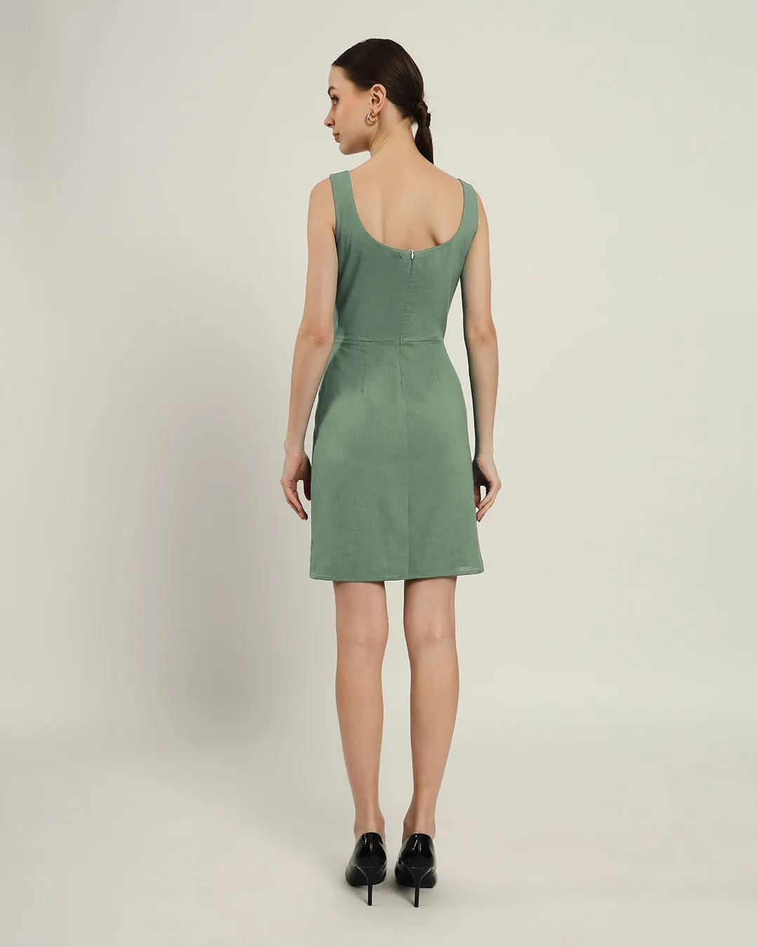 The Cannes Mint Cotton Dress