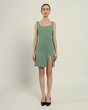 The Cannes Mint Cotton Dress