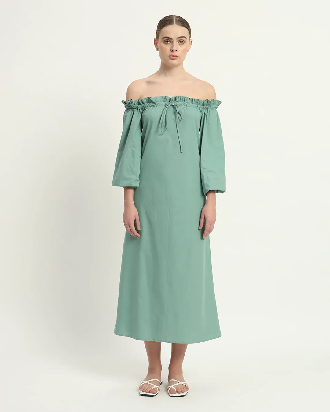 The Carlisle Mint Cotton Dress