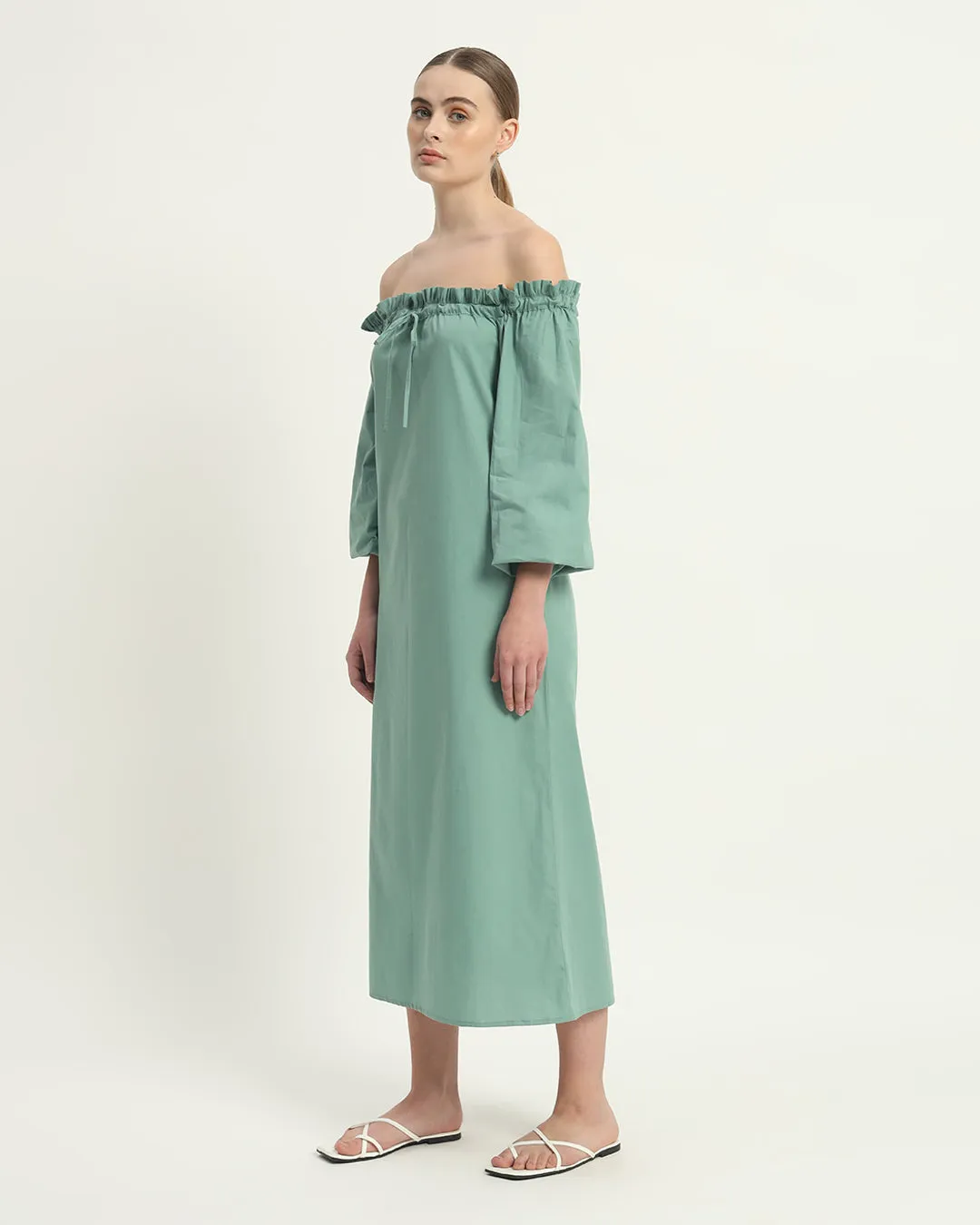 The Carlisle Mint Cotton Dress