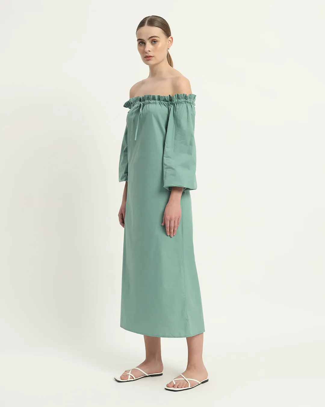 The Carlisle Mint Cotton Dress