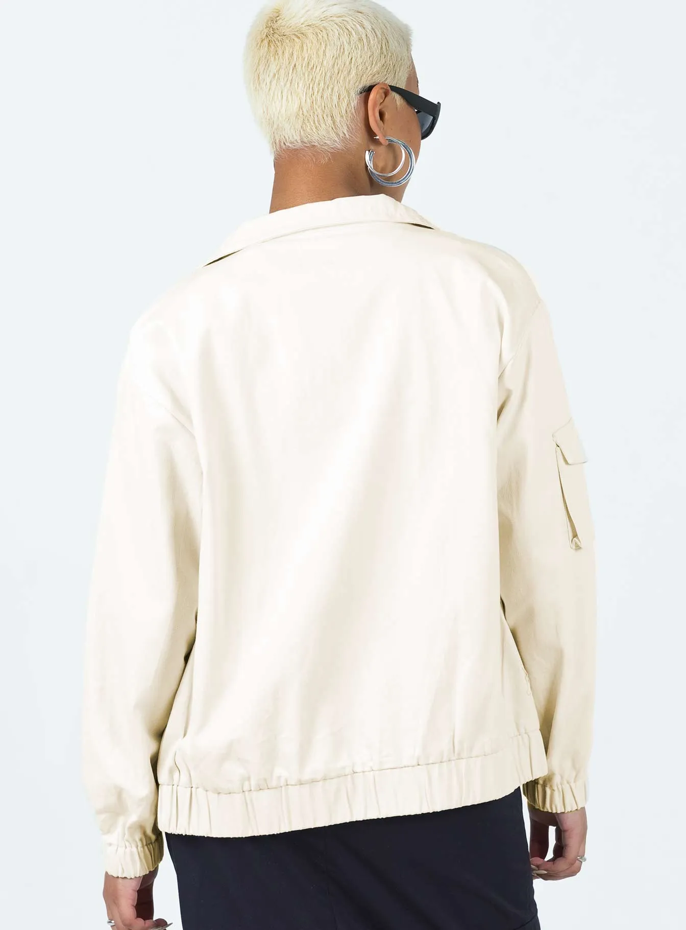 The Eva Bomber Jacket Beige