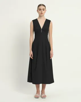 The Mendoza Noir Cotton Dress