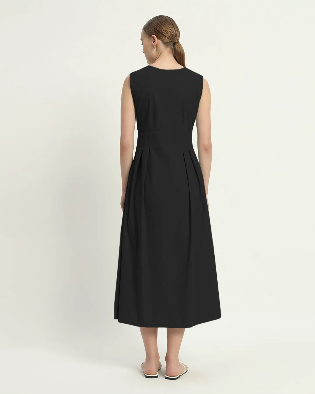 The Mendoza Noir Cotton Dress