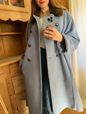 Valentino Lilac Wool Coat