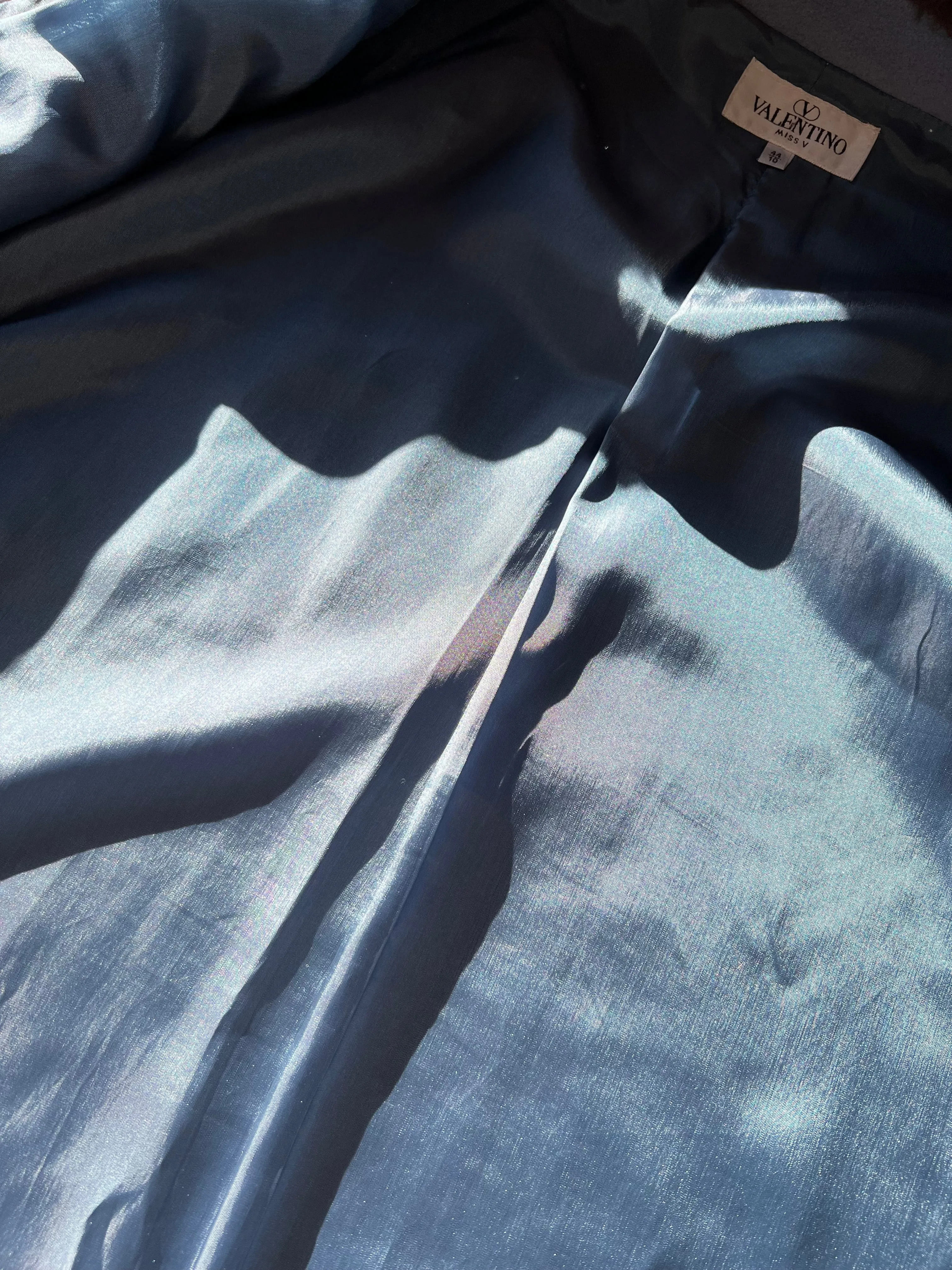 Valentino Lilac Wool Coat